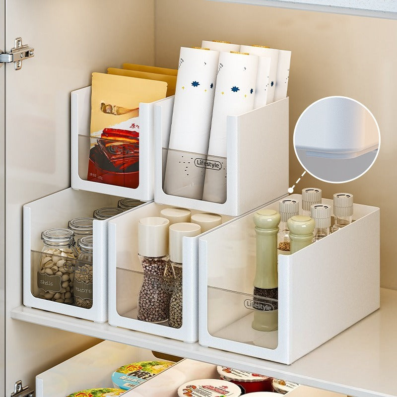 Storage Boxes for Kitchen Cabinet Drawers, Organizers for Sorting And Categorizing, Drawer Organizers for Dishes And Spice Bottles
