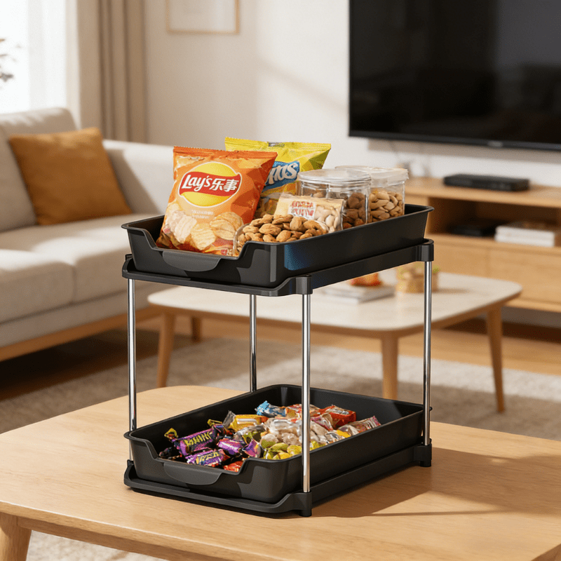 6 Specifications Are Available, High-Quality Double-Layer Storage Rack, Pull-Out Storage Artifact Under The Kitchen Sink, Space-Saving Bathroom And Toilet Storage Rack, Practical Home Storage Good Things, Home Organization