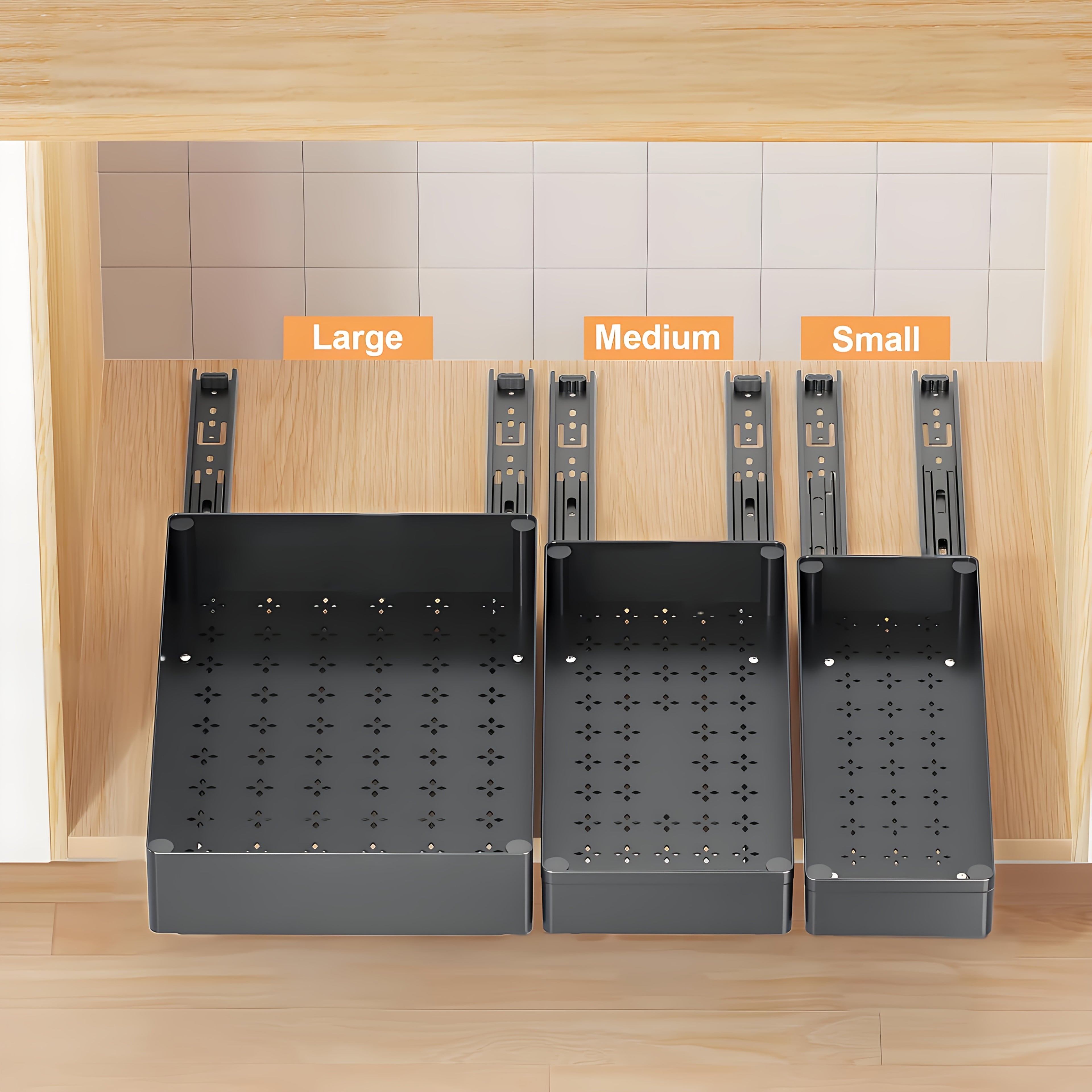 Pull Out Cabinet Organizer 3pcs Pull Out Cabinet Organizer | 15.7\