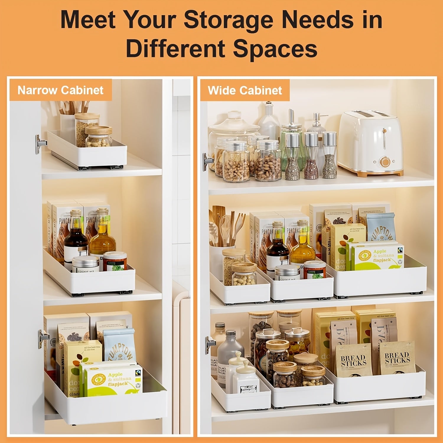 Pull Out Cabinet Organizer 3pcs Pull Out Cabinet Organizer | 15.7\