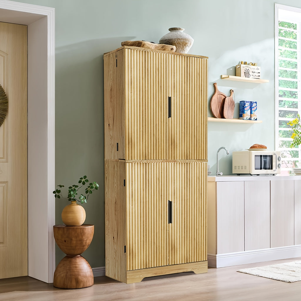 Kitchen Pantry Storage Cabinet 67.7\